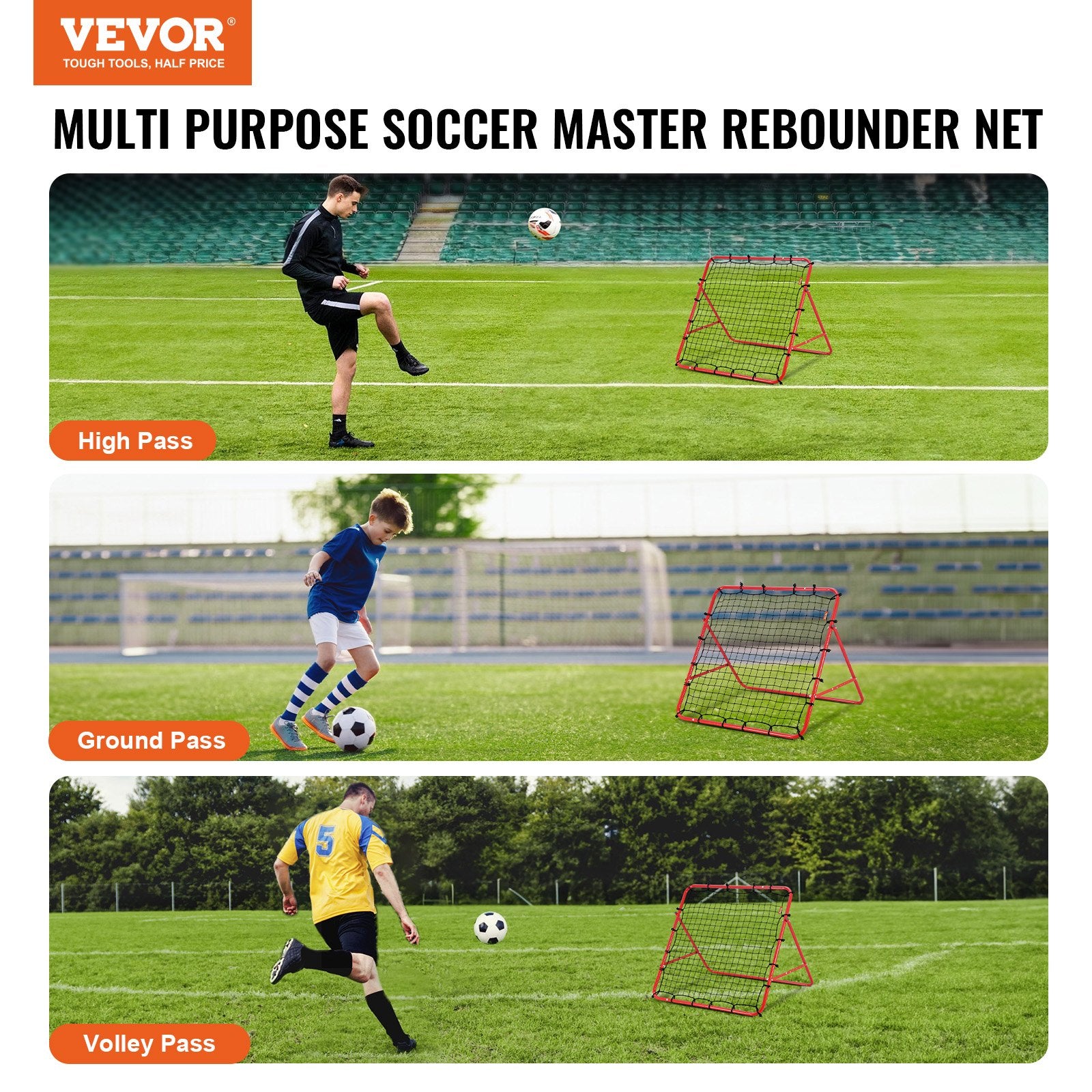 Futbolo atšvaitas VEVOR XH-04, 100x100 cm