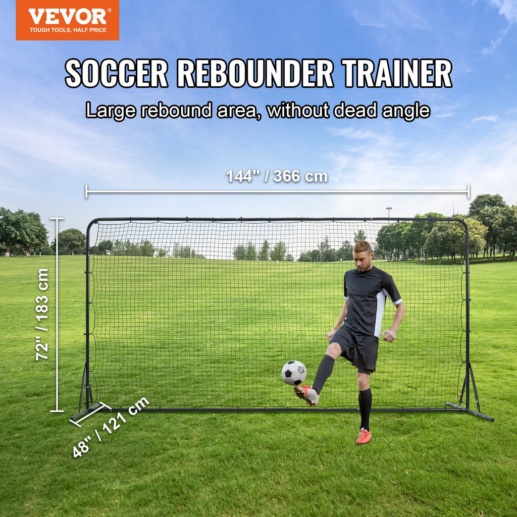 Futbolo atšvaito tinklas VEVOR XH-03, 366x183 cm