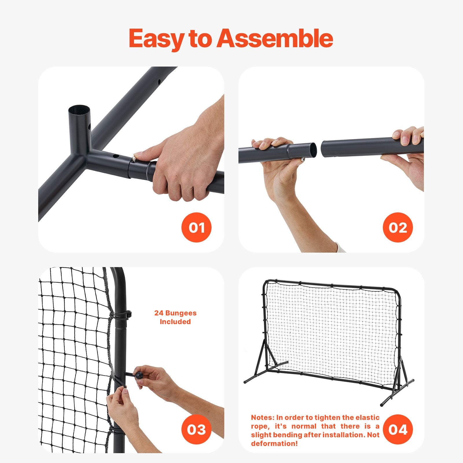 Futbolo atšvaitas VEVOR ZQHTW6x4, 183x122 cm
