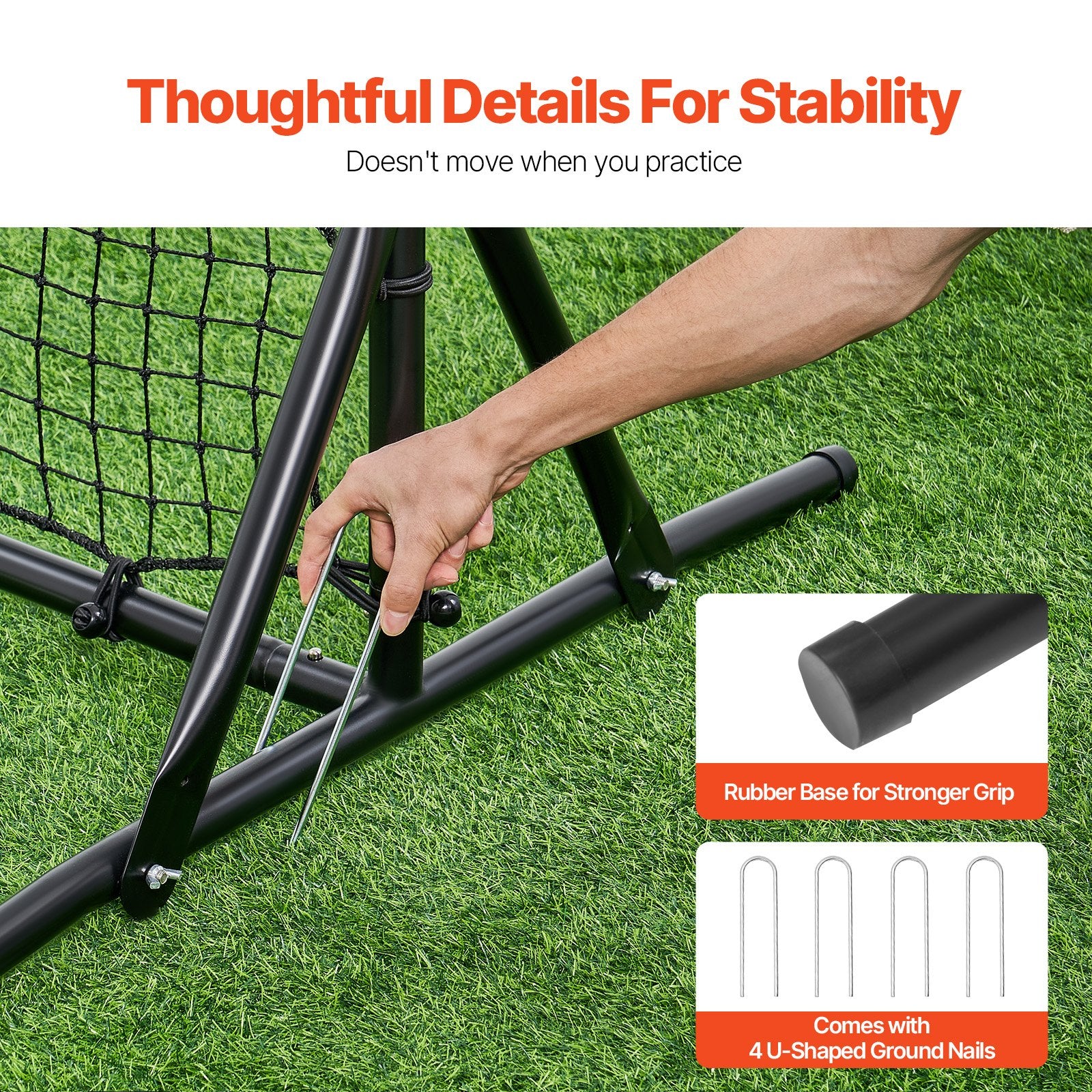 Futbolo atšvaitas VEVOR ZQHTW6x4, 183x122 cm