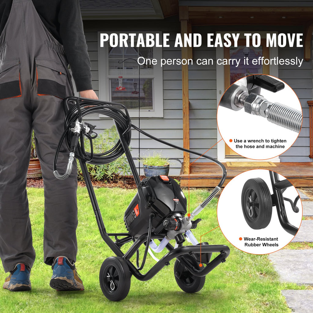 Beoris dažų purkštuvas VEVOR RP8626 plus, 750 W