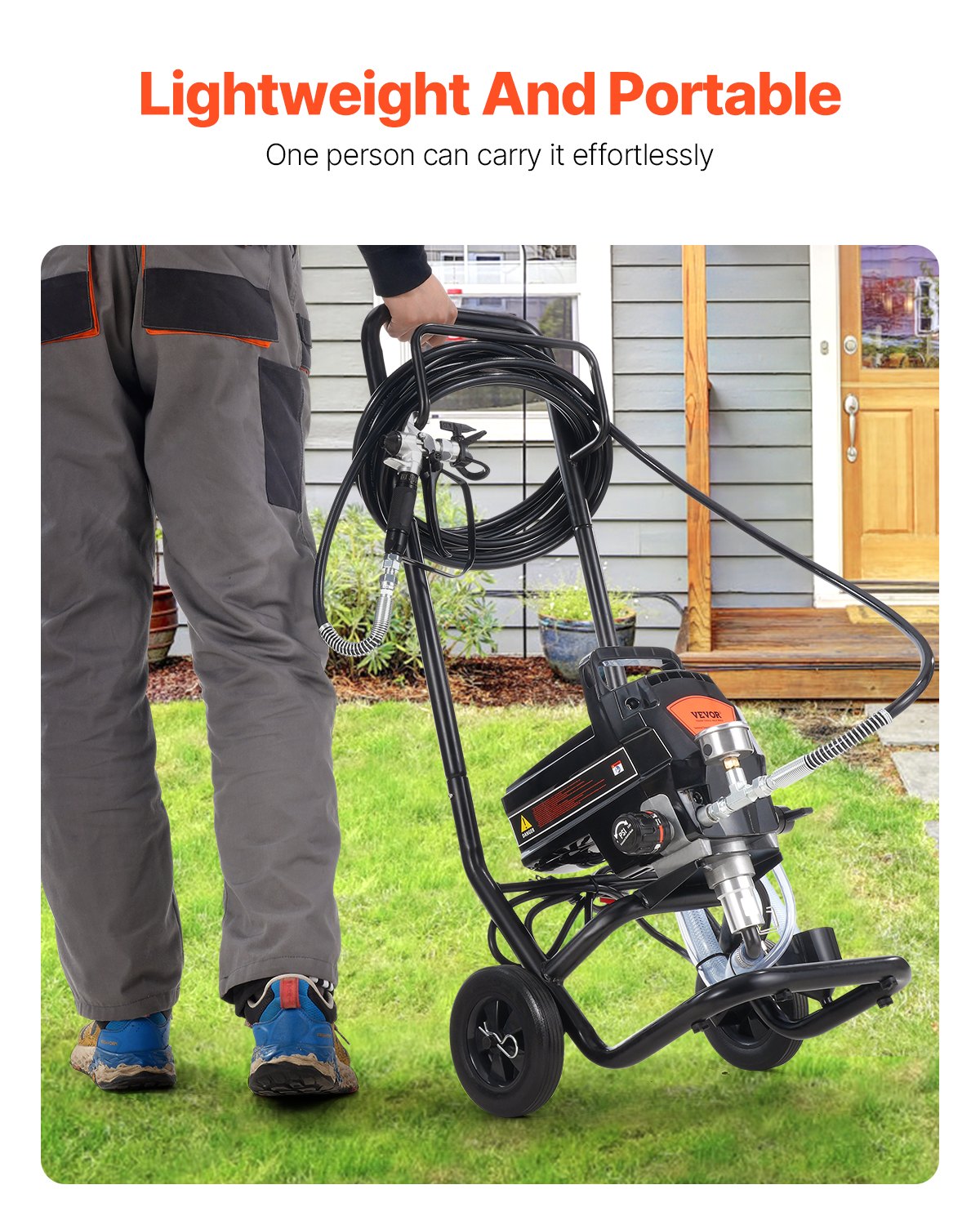 Beoris dažų purkštuvas VEVOR RP8628 plus, 950 W