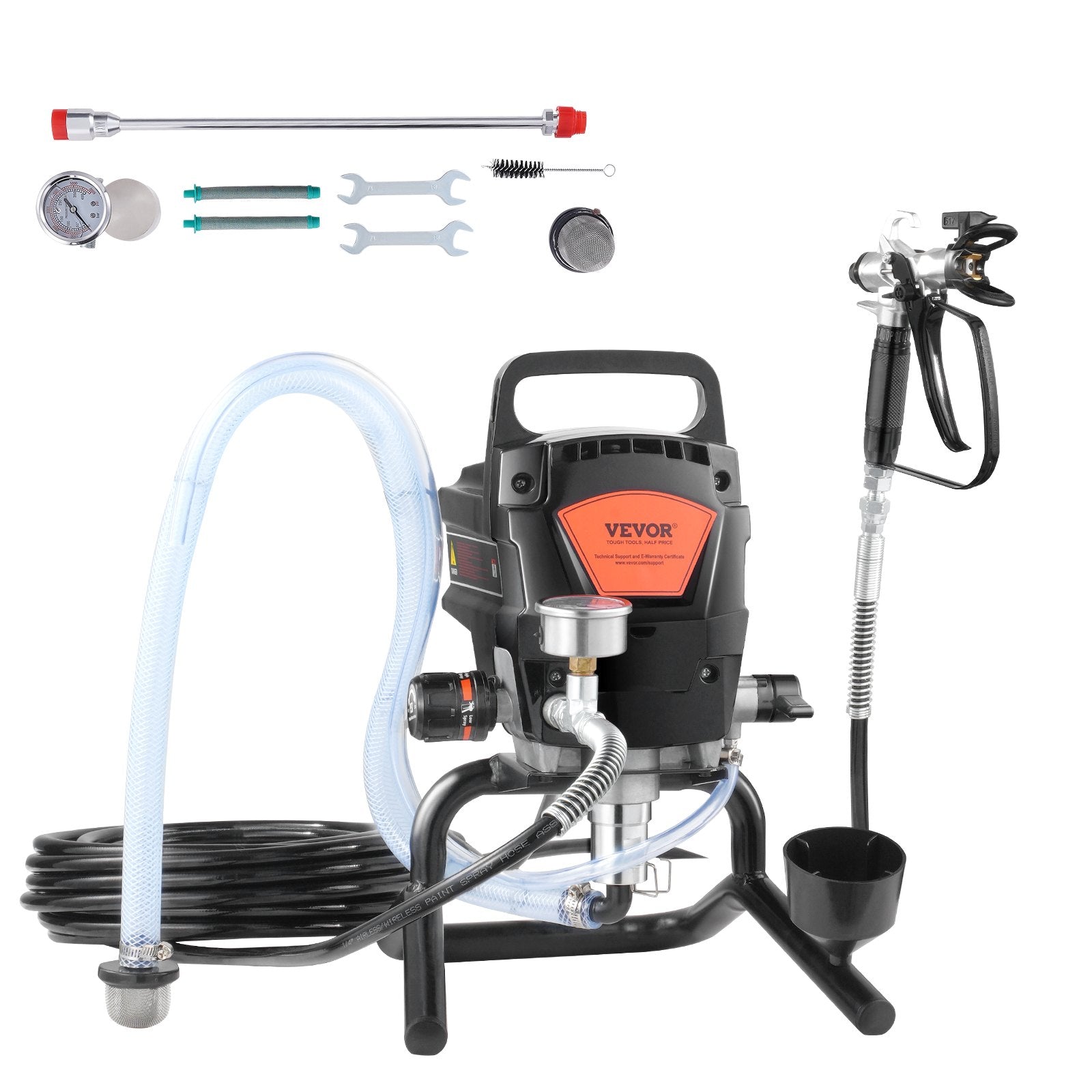 Beoris dažų purkštuvas VEVOR RP8628, 950 W