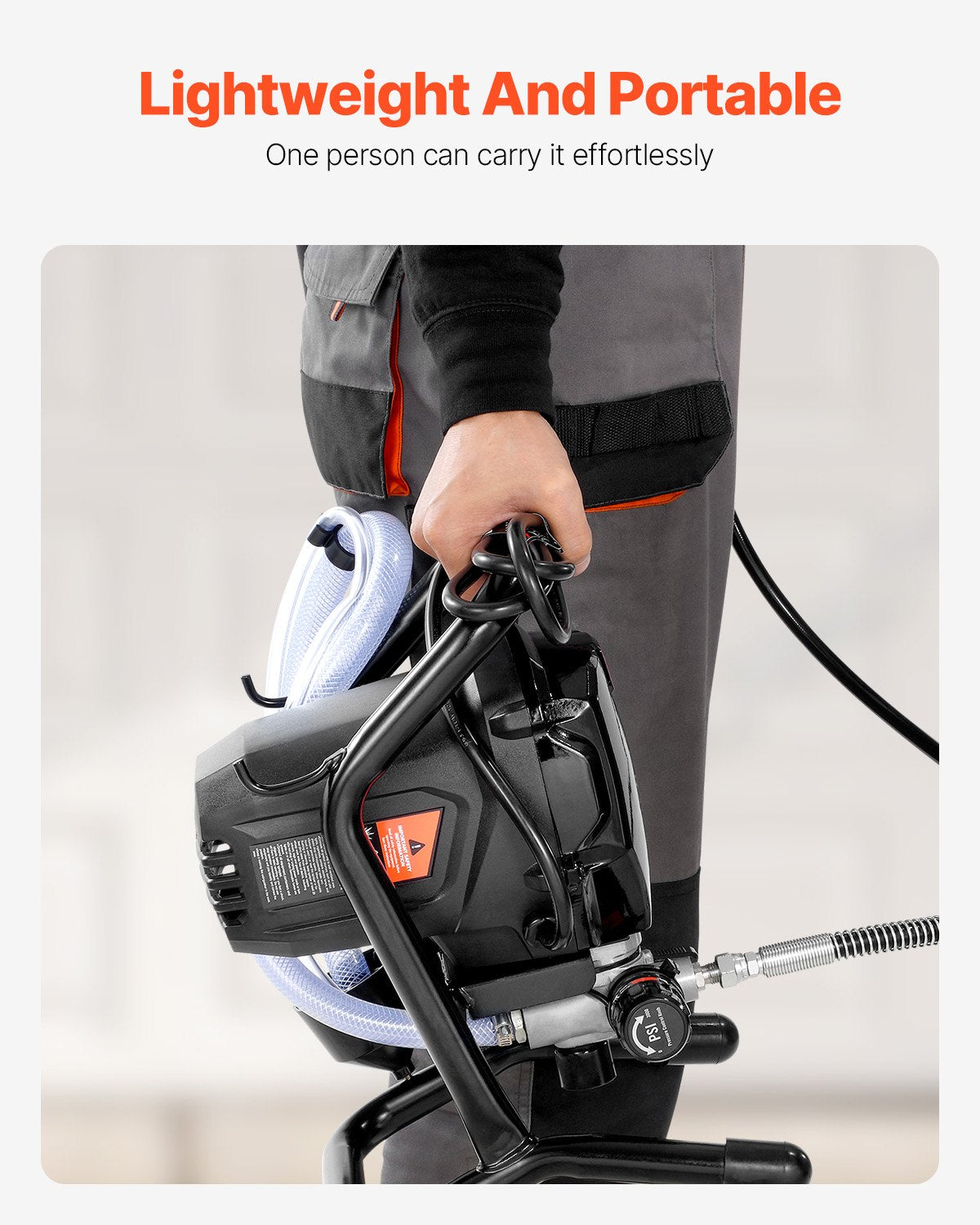 Beoris dažų purkštuvas VEVOR RP8626, 750 W