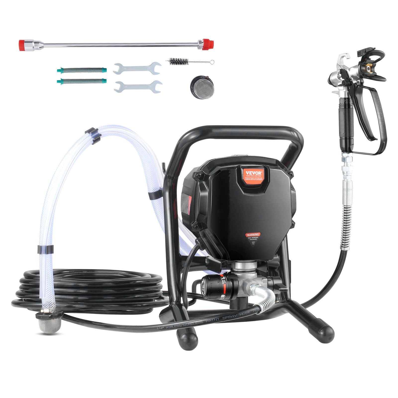 Beoris dažų purkštuvas VEVOR RP8626, 750 W