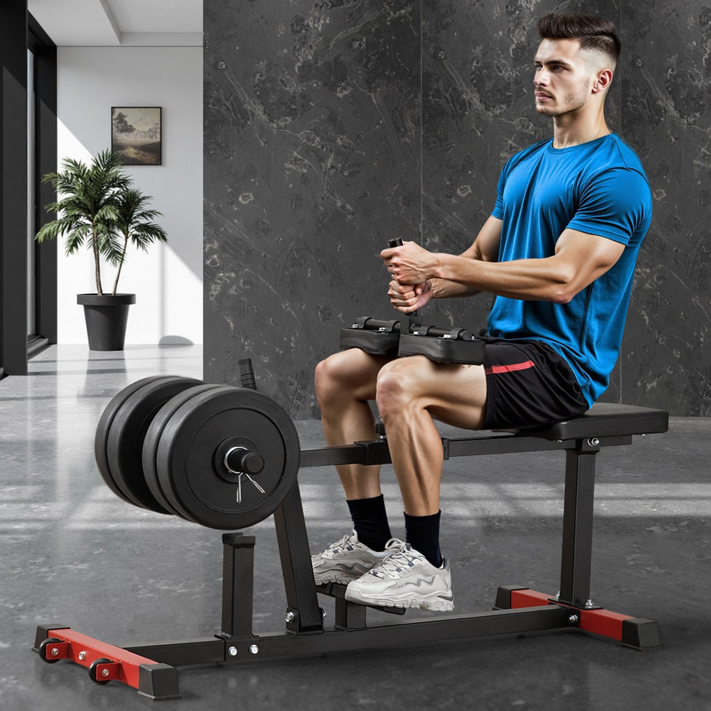 Sėdimas blauzdų treniruoklis VEVOR UB2912, 200 kg apkrova