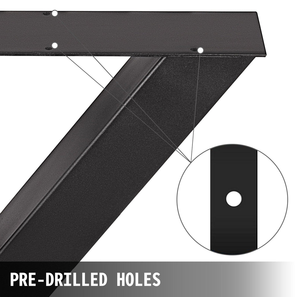 Metalinės stalo kojos VEVOR X-Frame, 720 x 760 mm