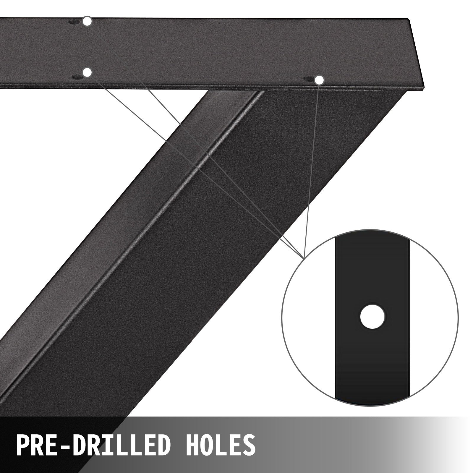 Metalinės stalo kojos VEVOR X-Frame, 720 x 760 mm