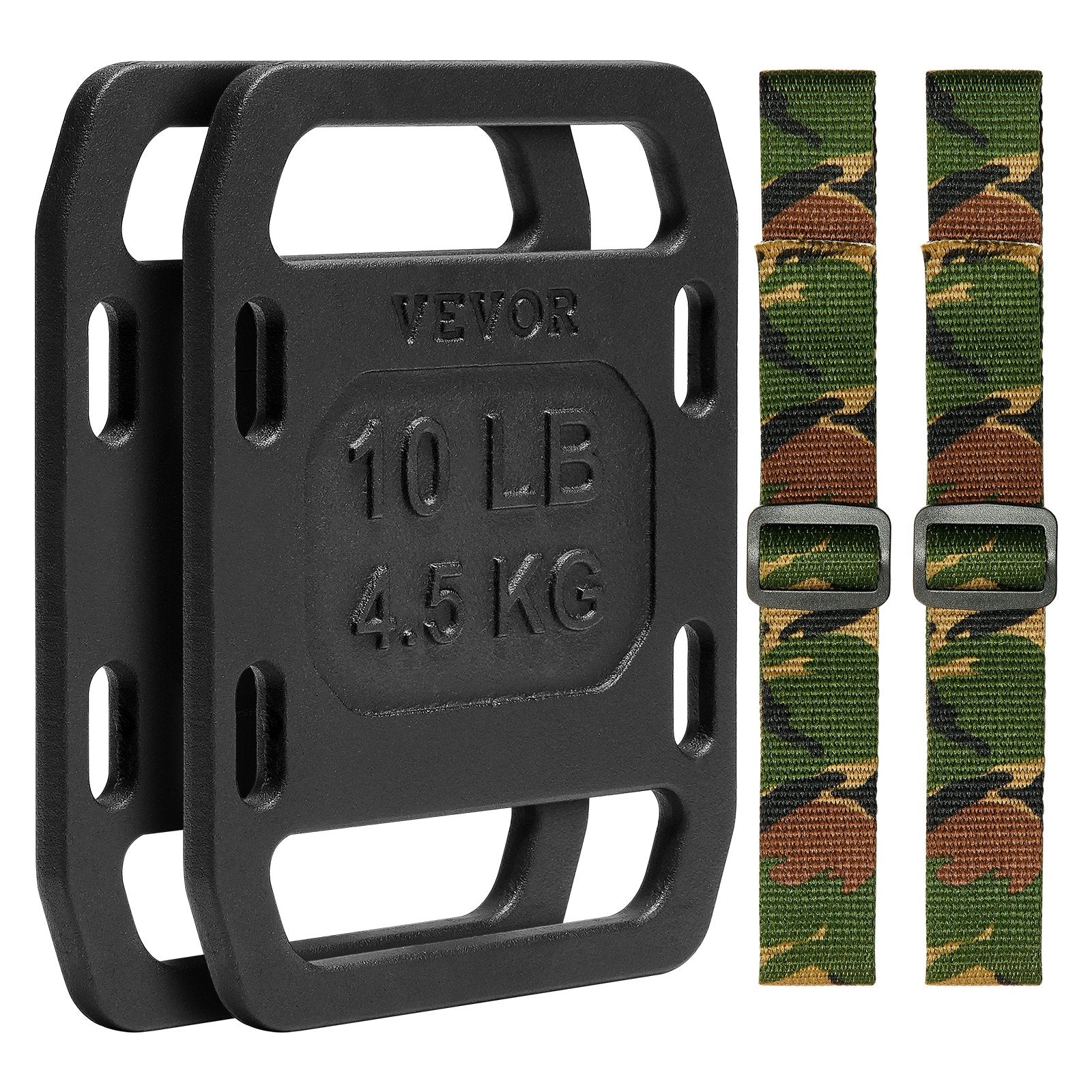 Svorio plokštės kuprinei VEVOR LY-10LBS, 2 x 4,5 kg
