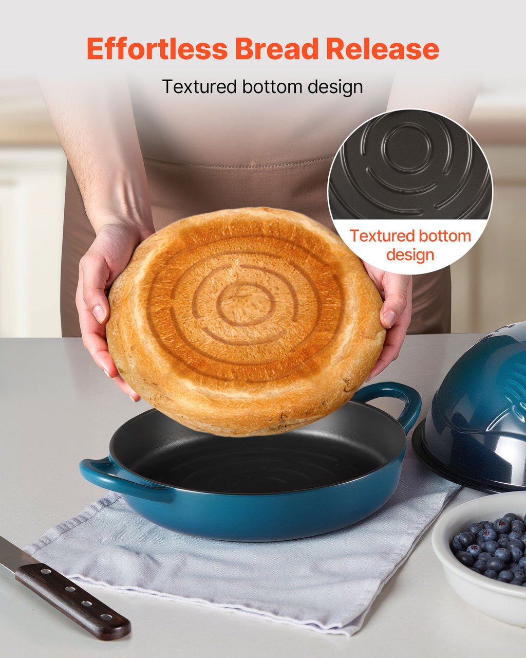 Ketaus puodas (špižinis) VEVOR HEBP25, 4,7 l
