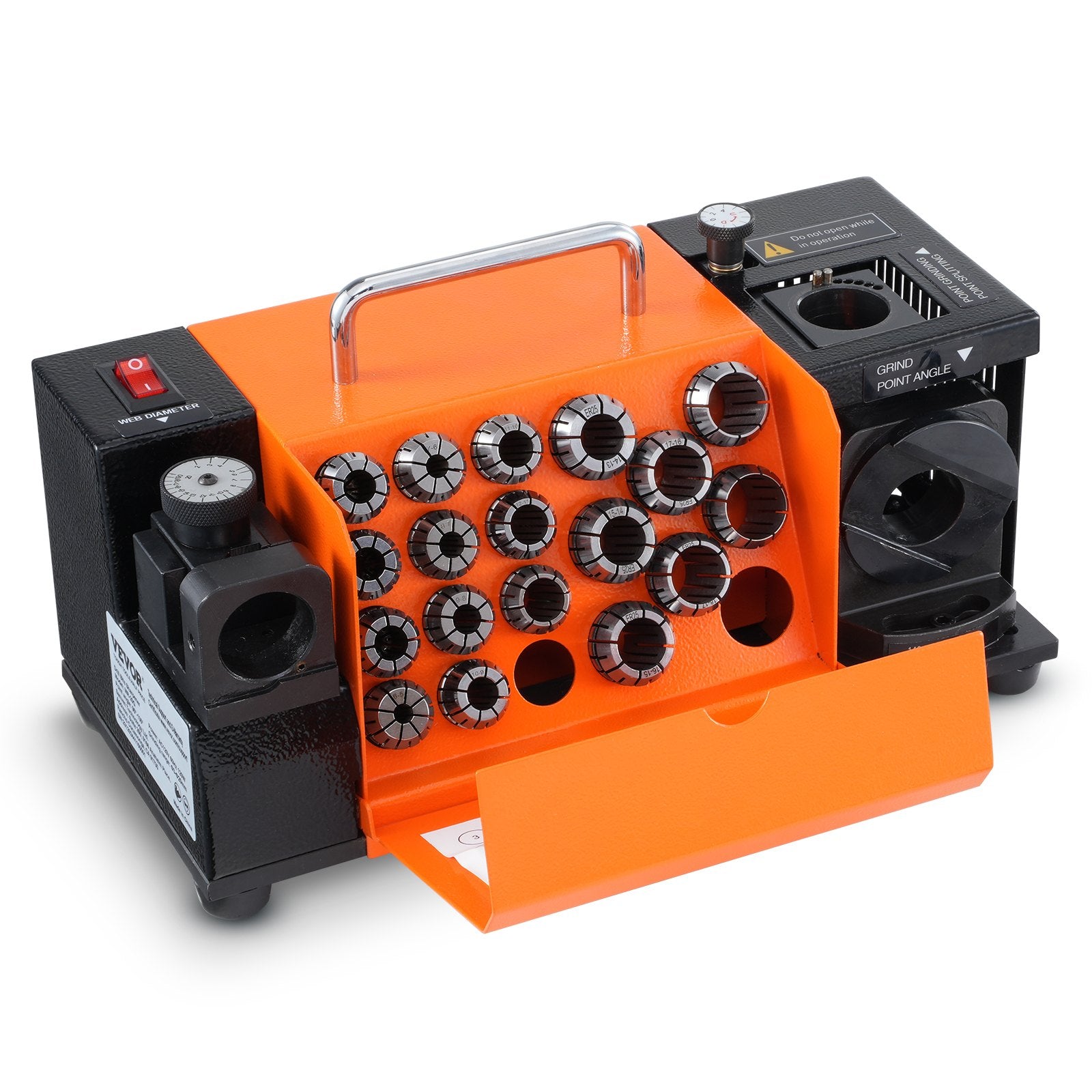 Grąžtų galandimo staklės VEVOR MR-20G, 3–20 mm