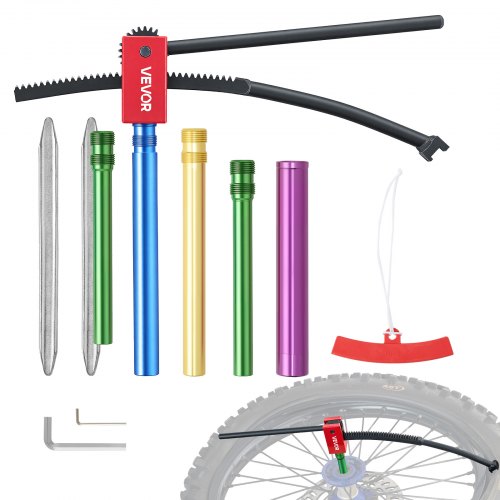Krosinių motociklų padangų montavimo įrankių rinkinys VEVOR ZG-CZJ-05, 406–533 mm ratams