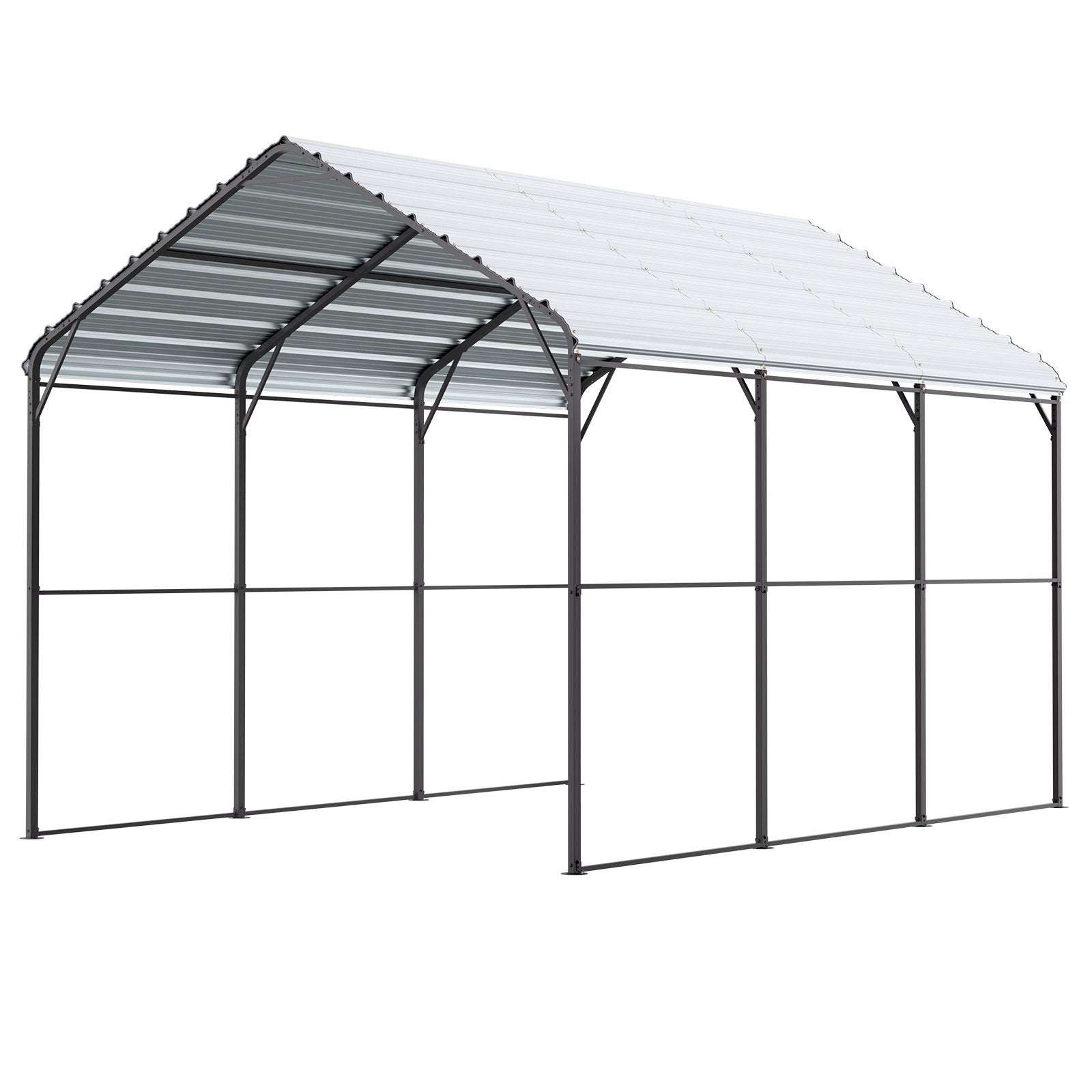 Metalinė automobilio stoginė VEVOR KD-TPQC-005-10x15ft, 3 x 4,5 m