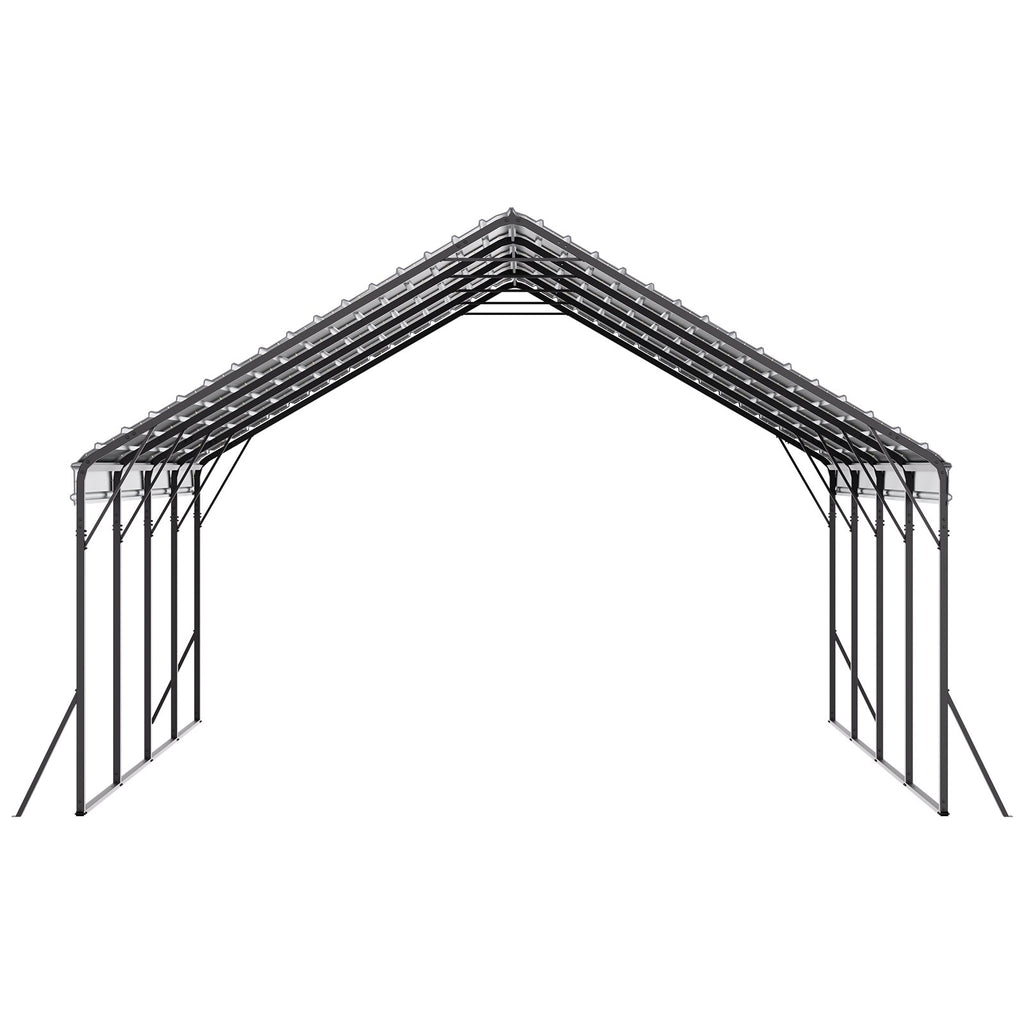 Metalinė stoginė automobiliui VEVOR KD-TPQC-006-20x20ft, 5,8 x 6 x 3,77 m