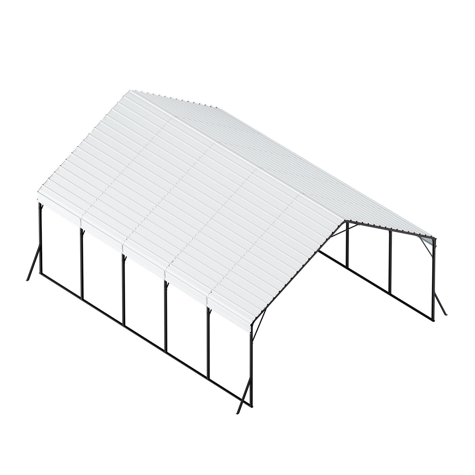 Metalinė stoginė automobiliui VEVOR KD-TPQC-007-20x24ft, 5,8 x 7,45 x 3,77 m