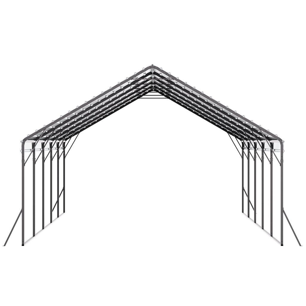 Metalinė stoginė automobiliui VEVOR KD-TPQC-007-20x24ft, 5,8 x 7,45 x 3,77 m