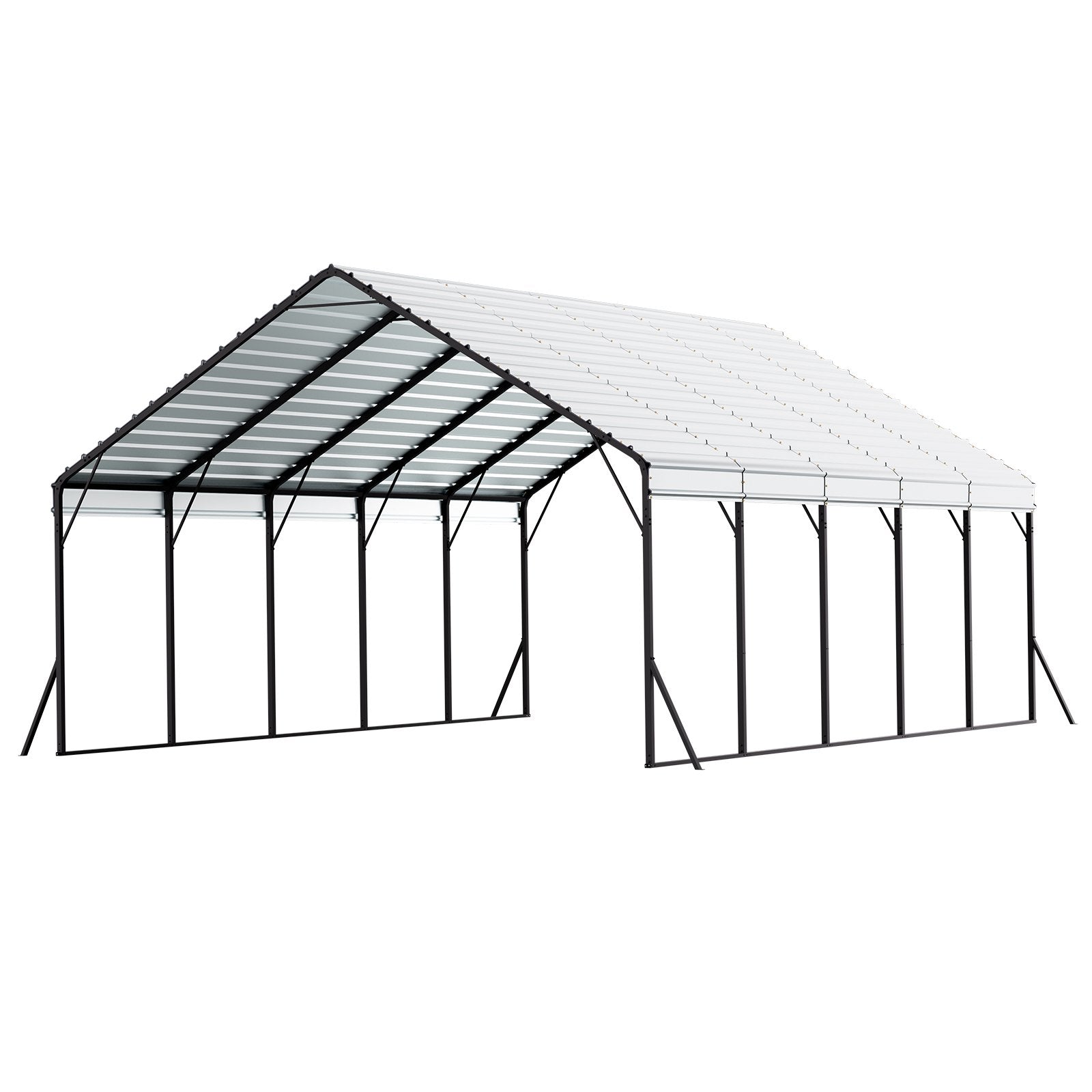 Metalinė stoginė automobiliui VEVOR KD-TPQC-007-20x24ft, 5,8 x 7,45 x 3,77 m