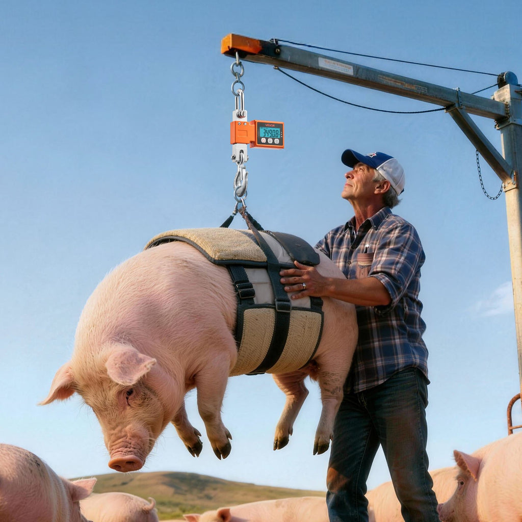 Skaitmeninės kraninės svarstyklės VEVOR OCS-O, 500 kg