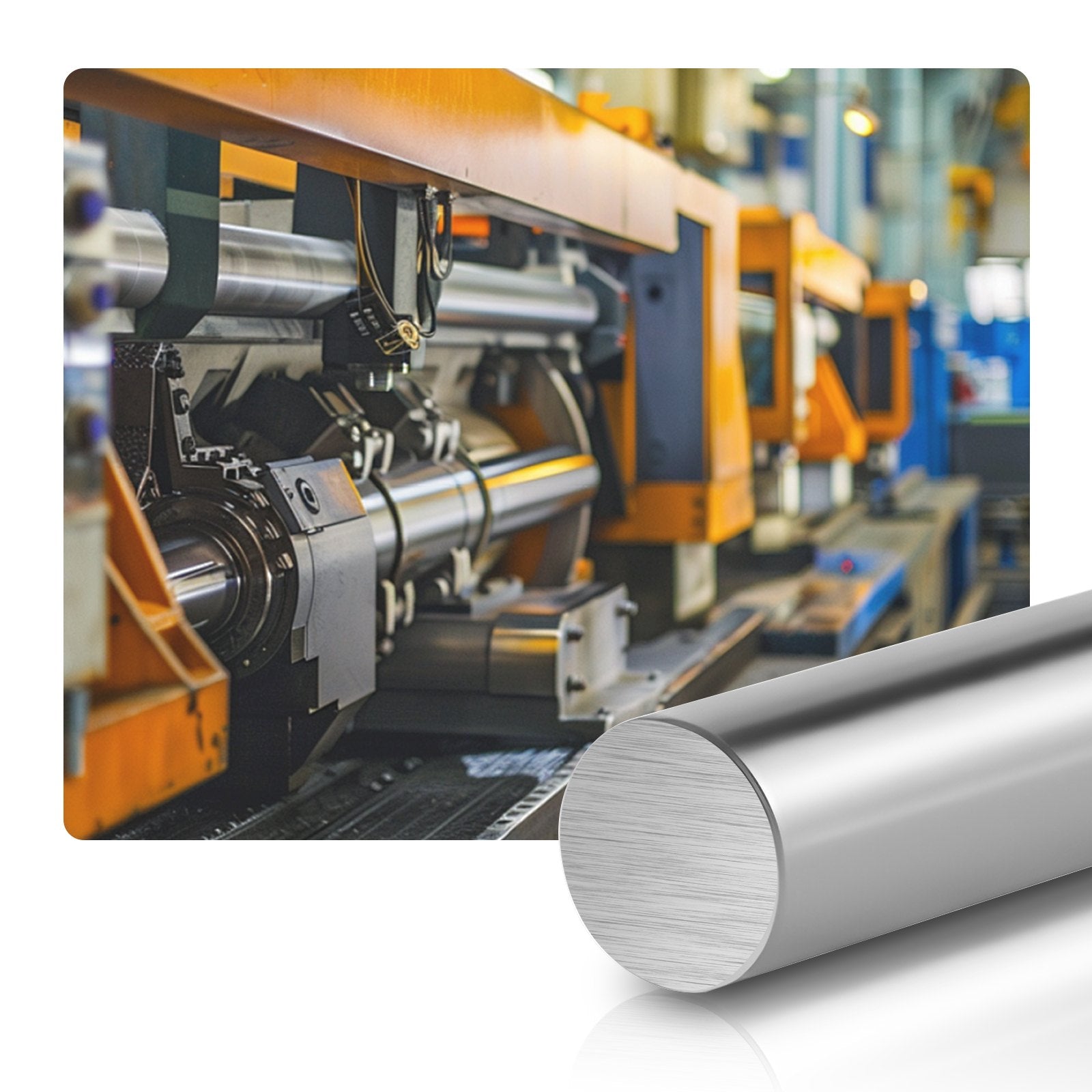 Tiesinio judėjimo ašis VEVOR SFC25, 25 mm x 1000 mm