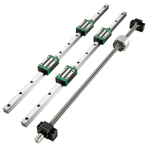 Linijinių kreipiančiųjų ir rutulinio sraigto rinkinys VEVOR HGR20-700 / RM1605-700, 700 mm