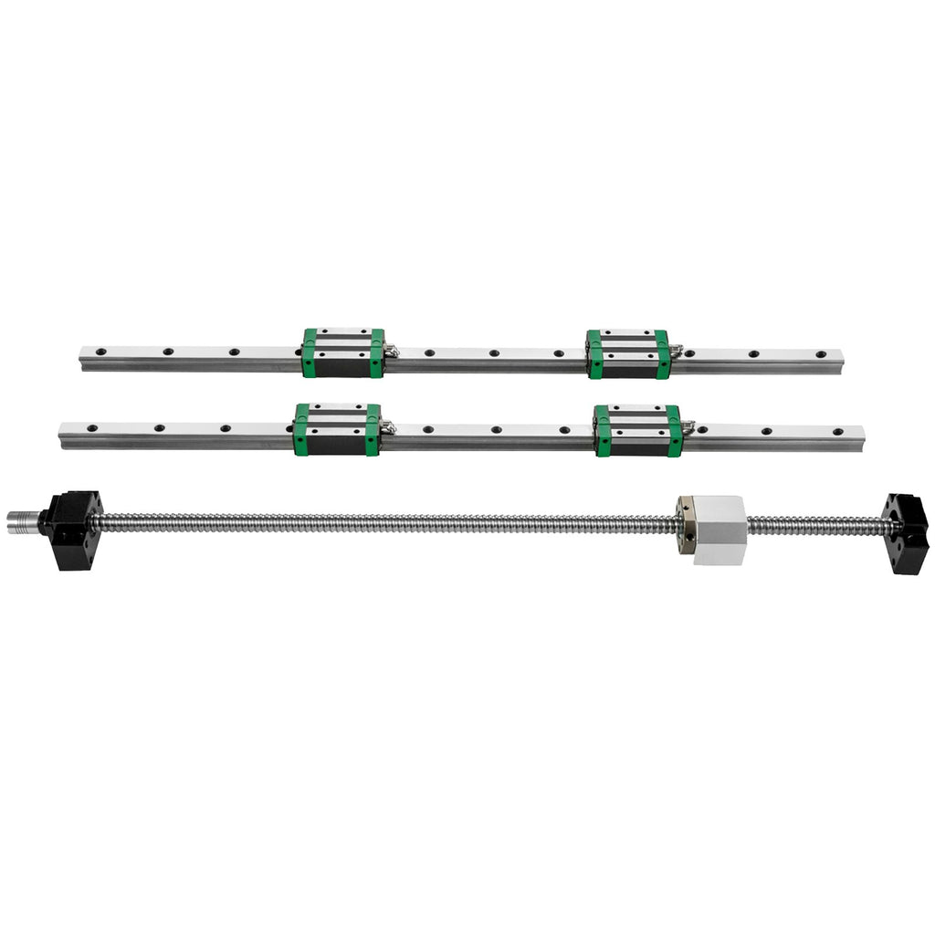 Linijinių kreipiančiųjų ir rutulinio sraigto rinkinys VEVOR HGR20-700 / RM1605-700, 700 mm