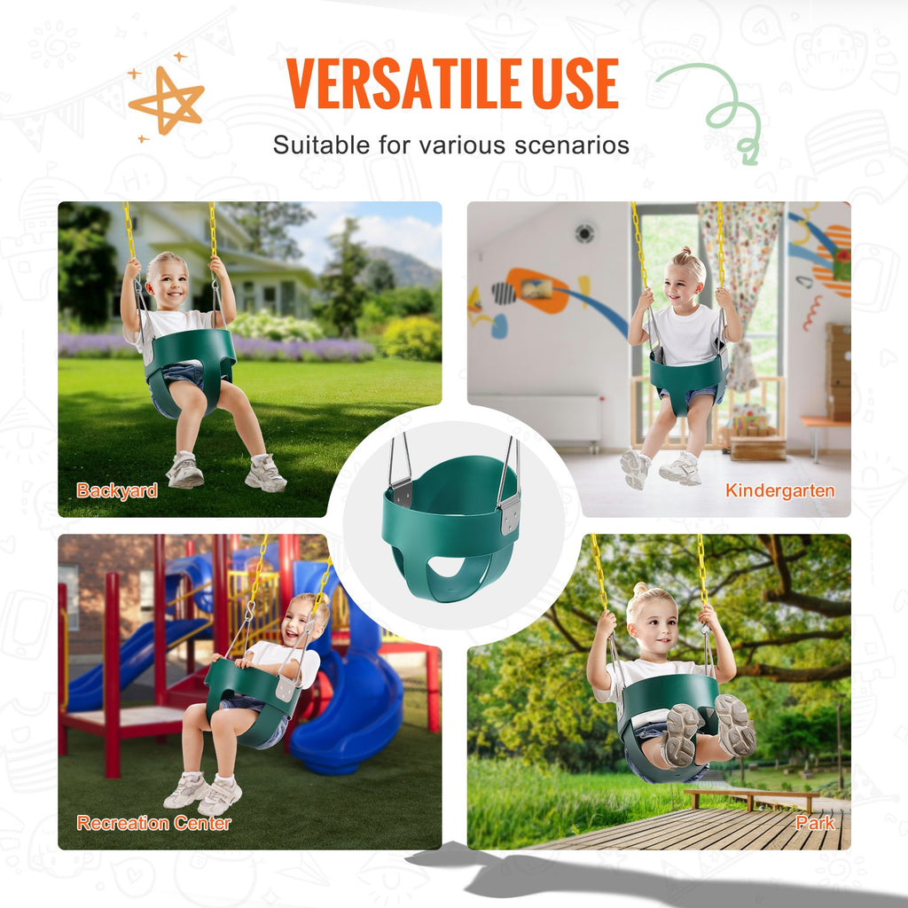 Vaikiškos sūpynės VEVOR TL18B-12, iki 68 kg