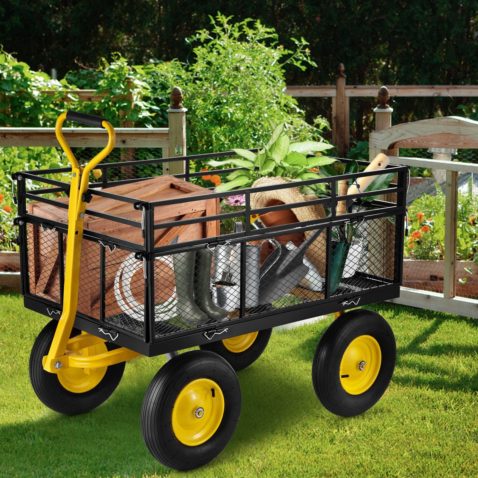Sodo vežimėlis VEVOR VV-HYTC-1400, 635 kg keliamoji galia