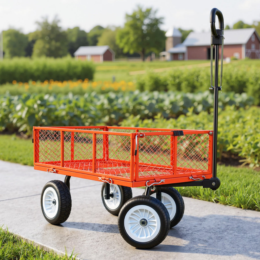 Sodo vežimėlis VEVOR TC-900R, 408,2 kg keliamoji galia
