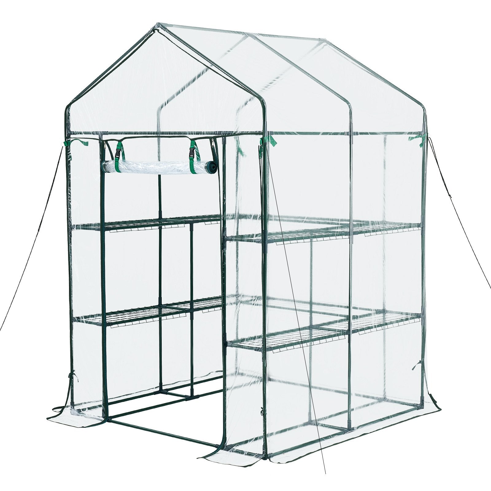 Įeinamas šiltnamis VEVOR 1.4x1.4m(2)PVC, 137 x 137 x 196 cm