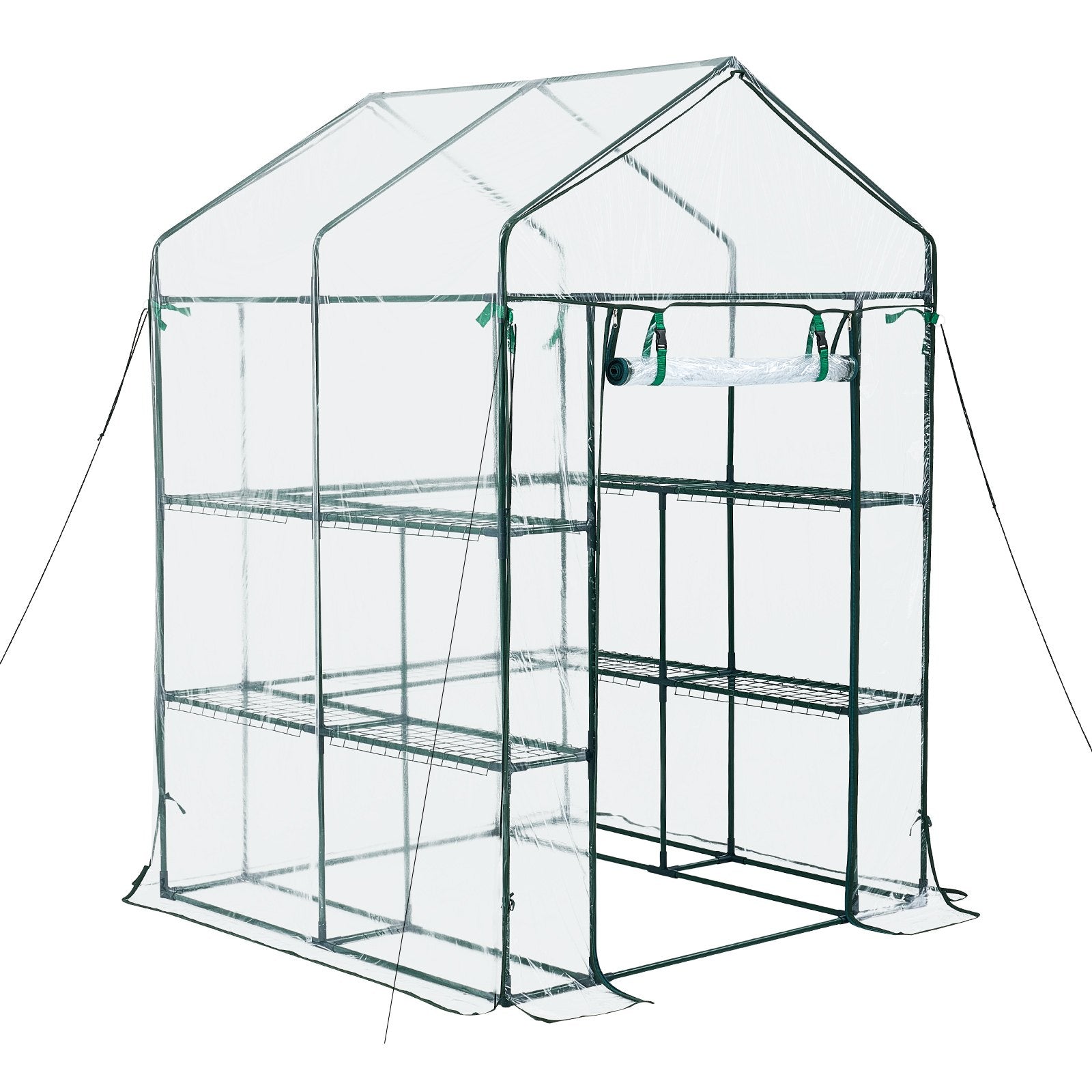 Įeinamas šiltnamis VEVOR 1.4x1.4m(2)PVC, 137 x 137 x 196 cm