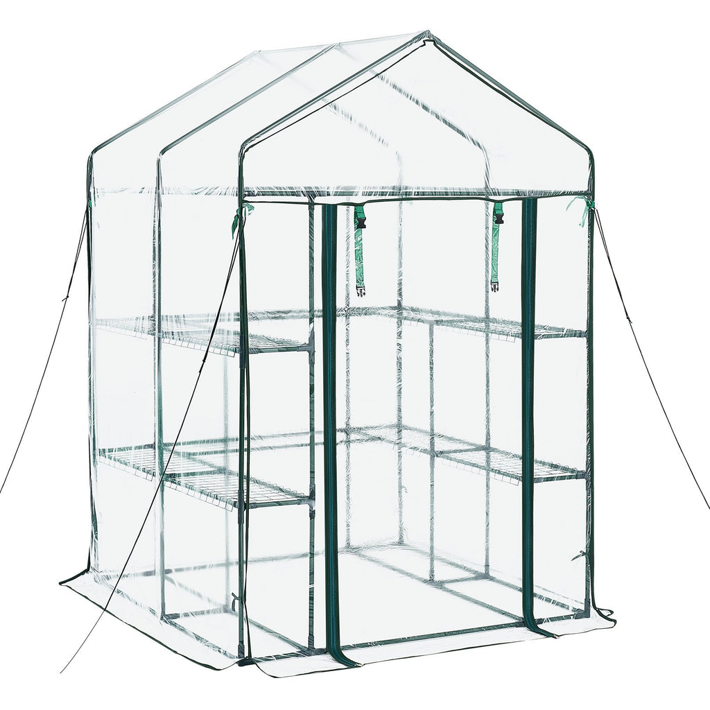 Įeinamas šiltnamis VEVOR 1.4x1.4m(2)PVC, 137 x 137 x 196 cm