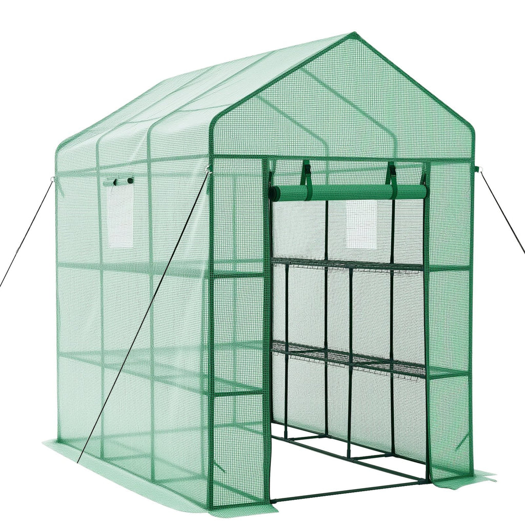 Šiltnamis VEVOR 1.4x2.1m(3)G, 137 x 206 x 196 cm