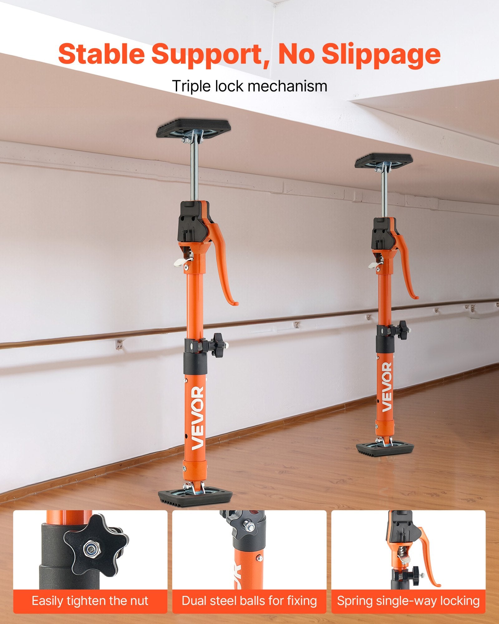 Teleskopinė atrama VEVOR JF-ZCG001-224, 40–60 cm
