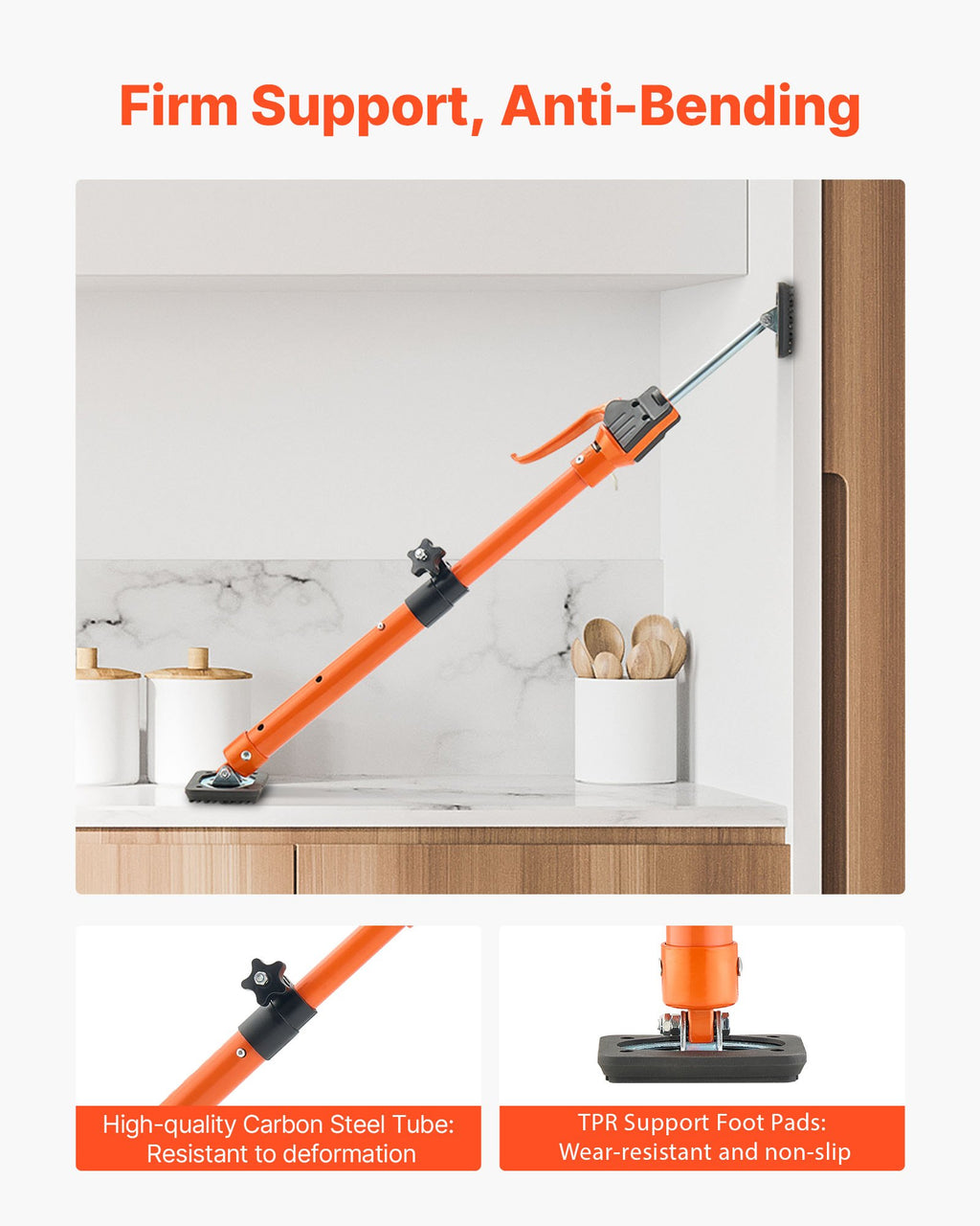 Teleskopinės atramos spintelėms VEVOR JF-ZCG001-2295, 48–75 cm, 2 vnt.