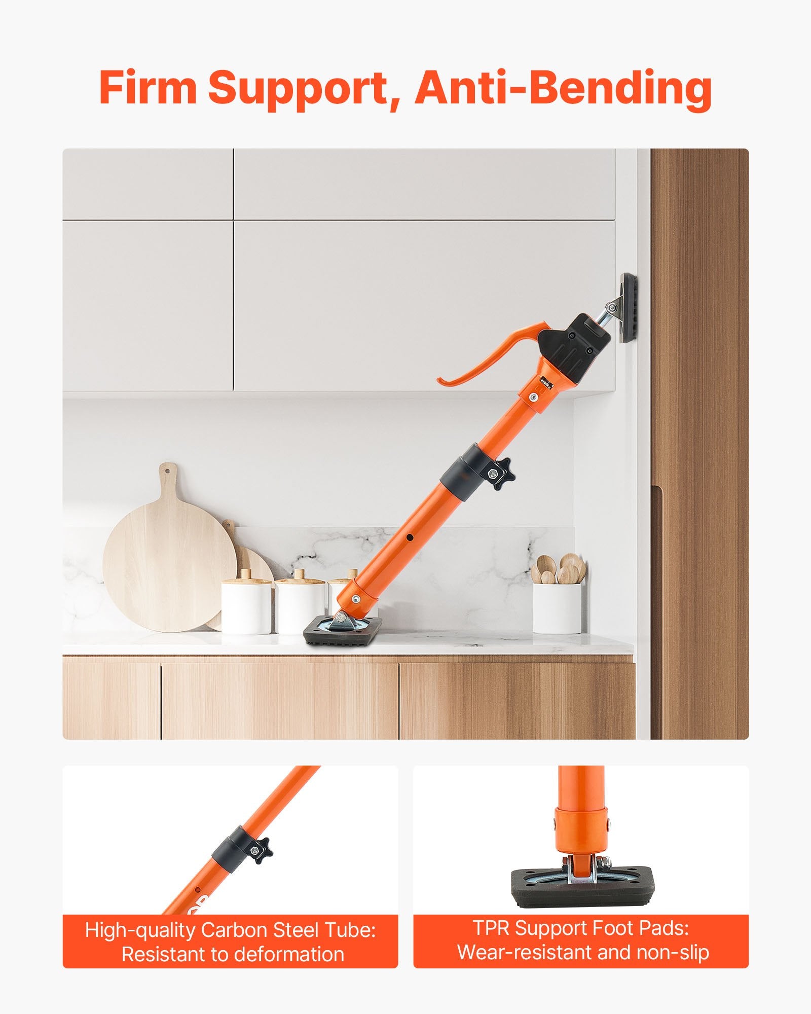 Teleskopinis atraminis strypas VEVOR JF-ZCG001-245, 64,5–115 cm