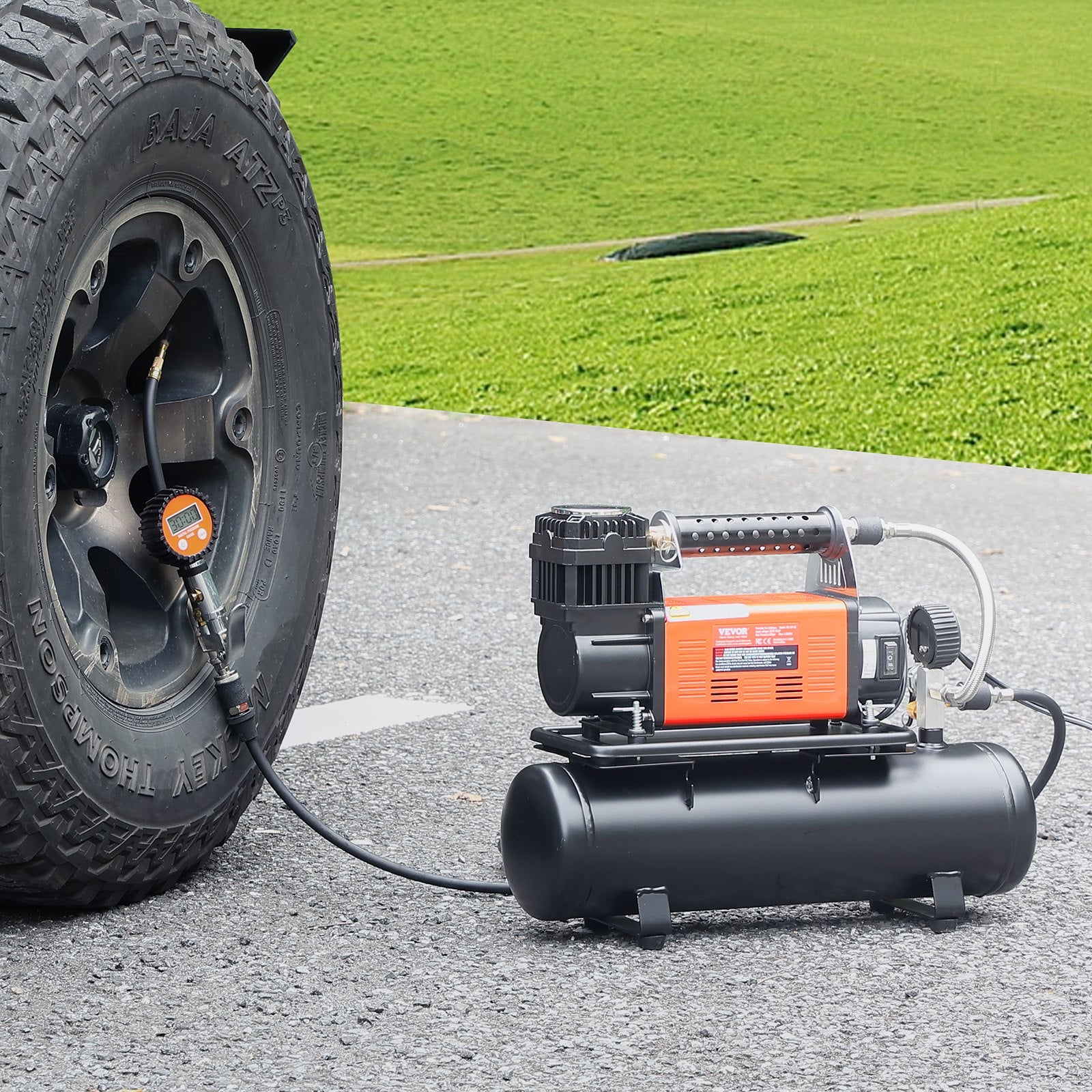 Oro kompresorius VEVOR YD-127-6L, 150 PSI su 6 l talpa