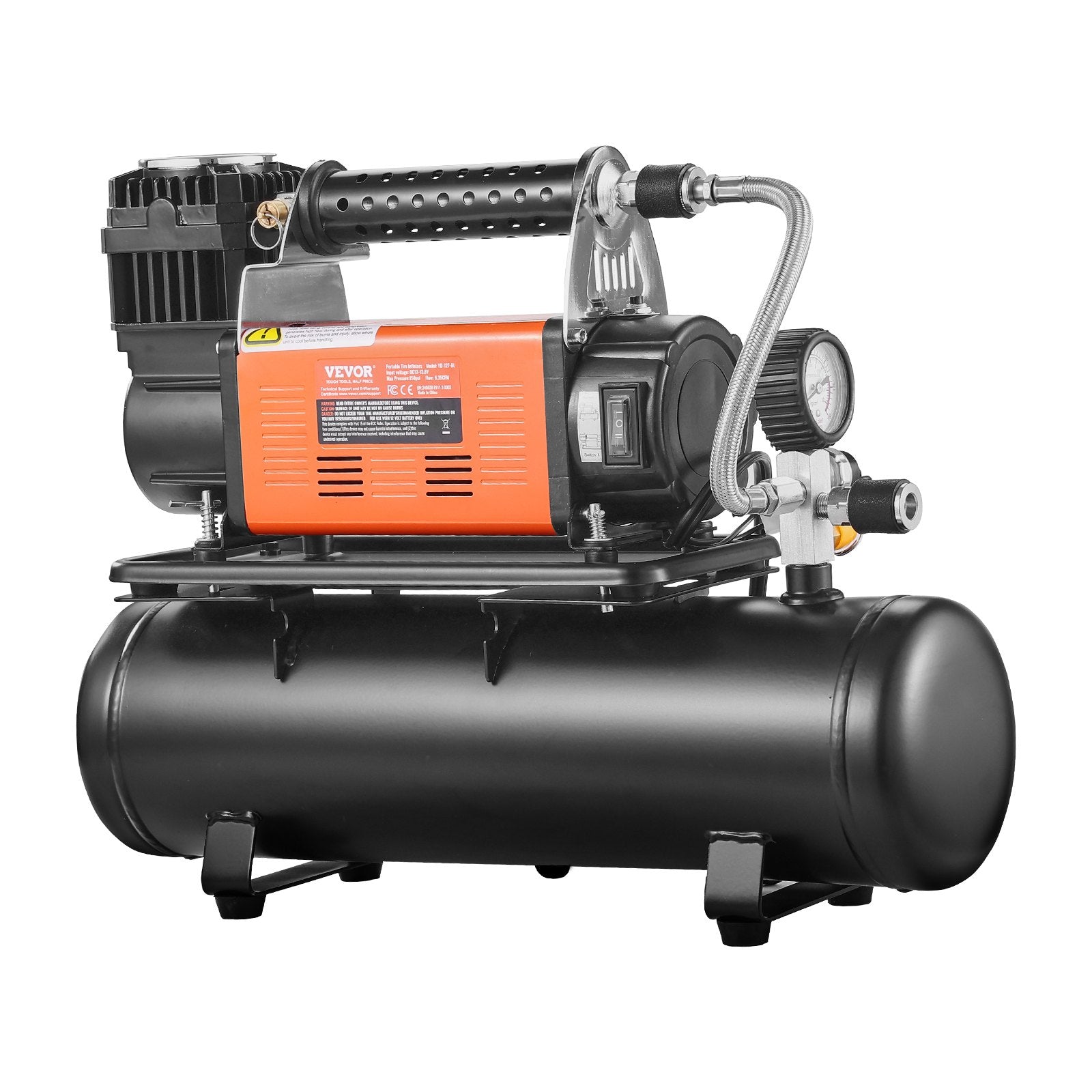 Oro kompresorius VEVOR YD-127-6L, 150 PSI su 6 l talpa