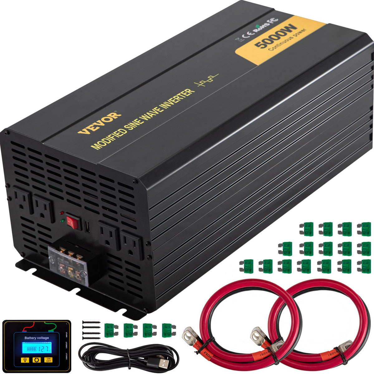 Įtampos keitiklis VEVOR GYM-5000W, 5000W