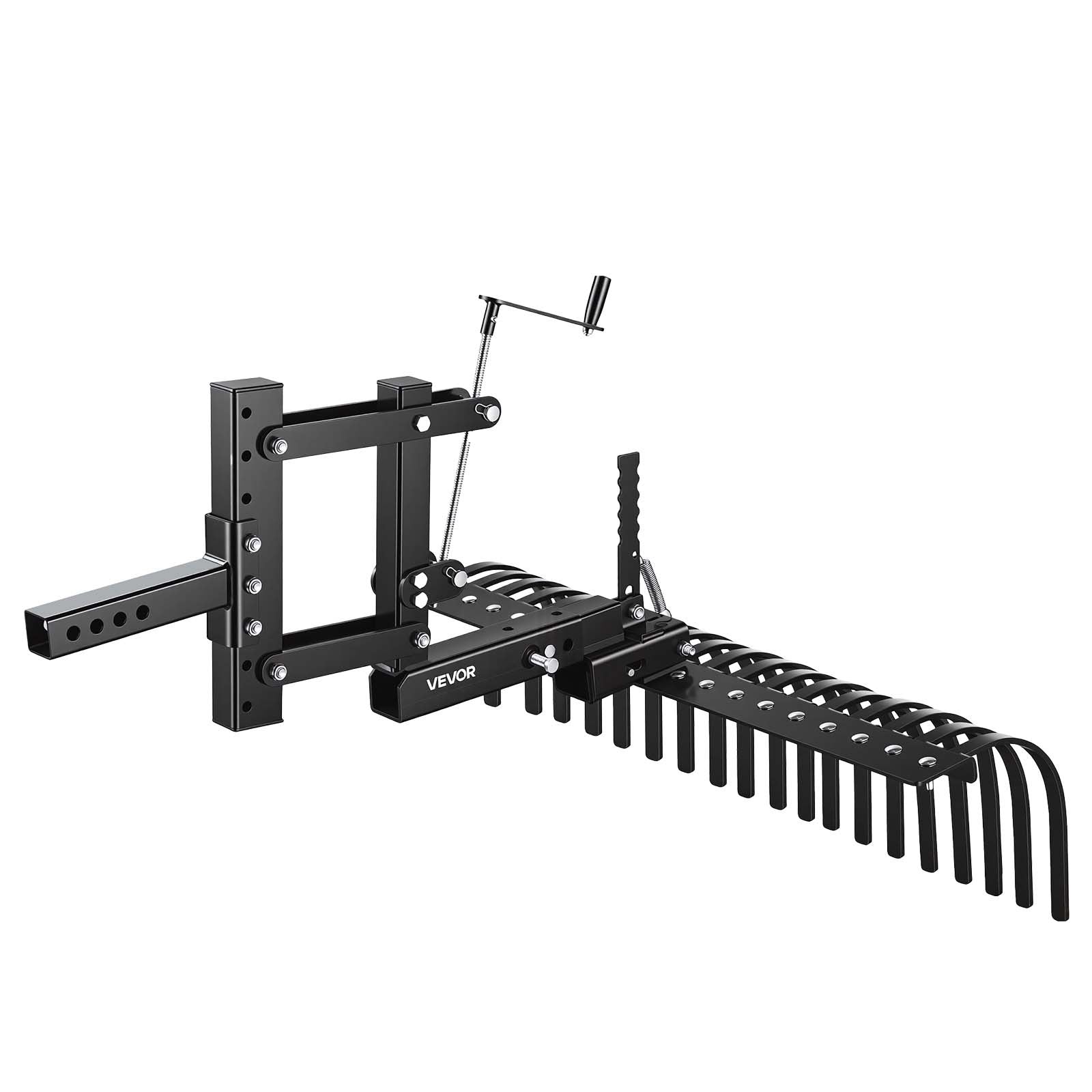 Vilkimas landšafto grėblys VEVOR LR8S, 106,7 cm pločio