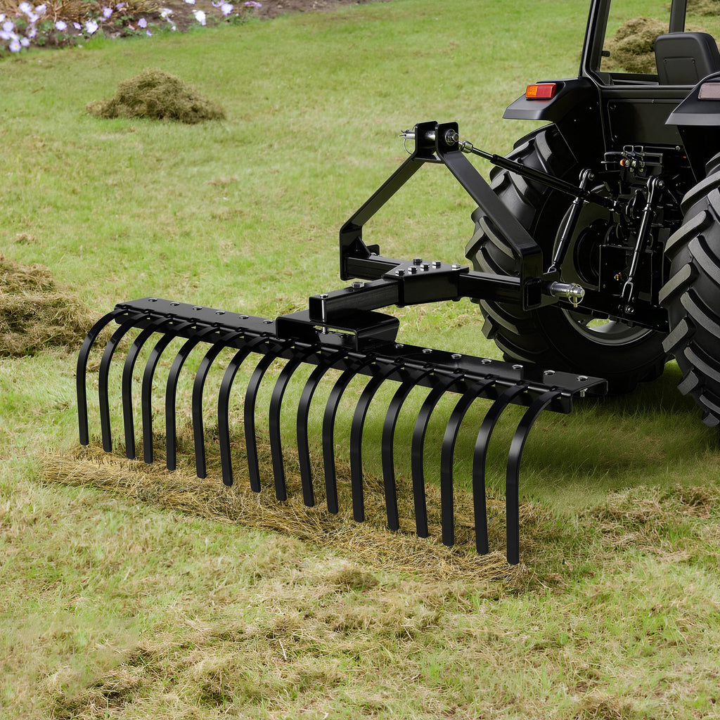 Kraštovaizdžio grėblys VEVOR LR4S, 127 cm