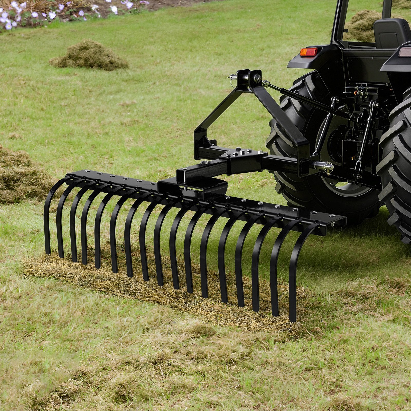 Kraštovaizdžio grėblys VEVOR LR4S, 127 cm