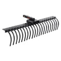 Prikabinamas vejos grėblys VEVOR ATVLR60, 152 cm plotis