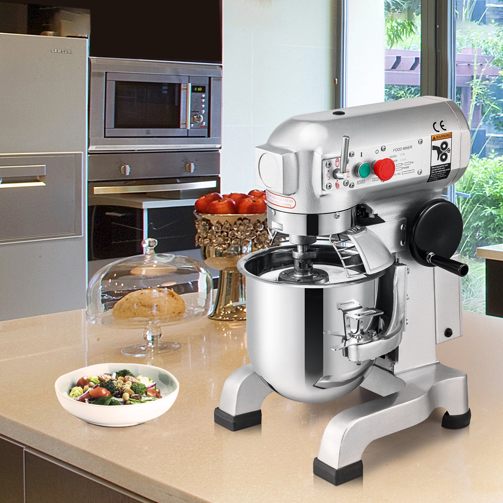 Pramoninis virtuvinis mikseris VEVOR 15Qt, 600 W