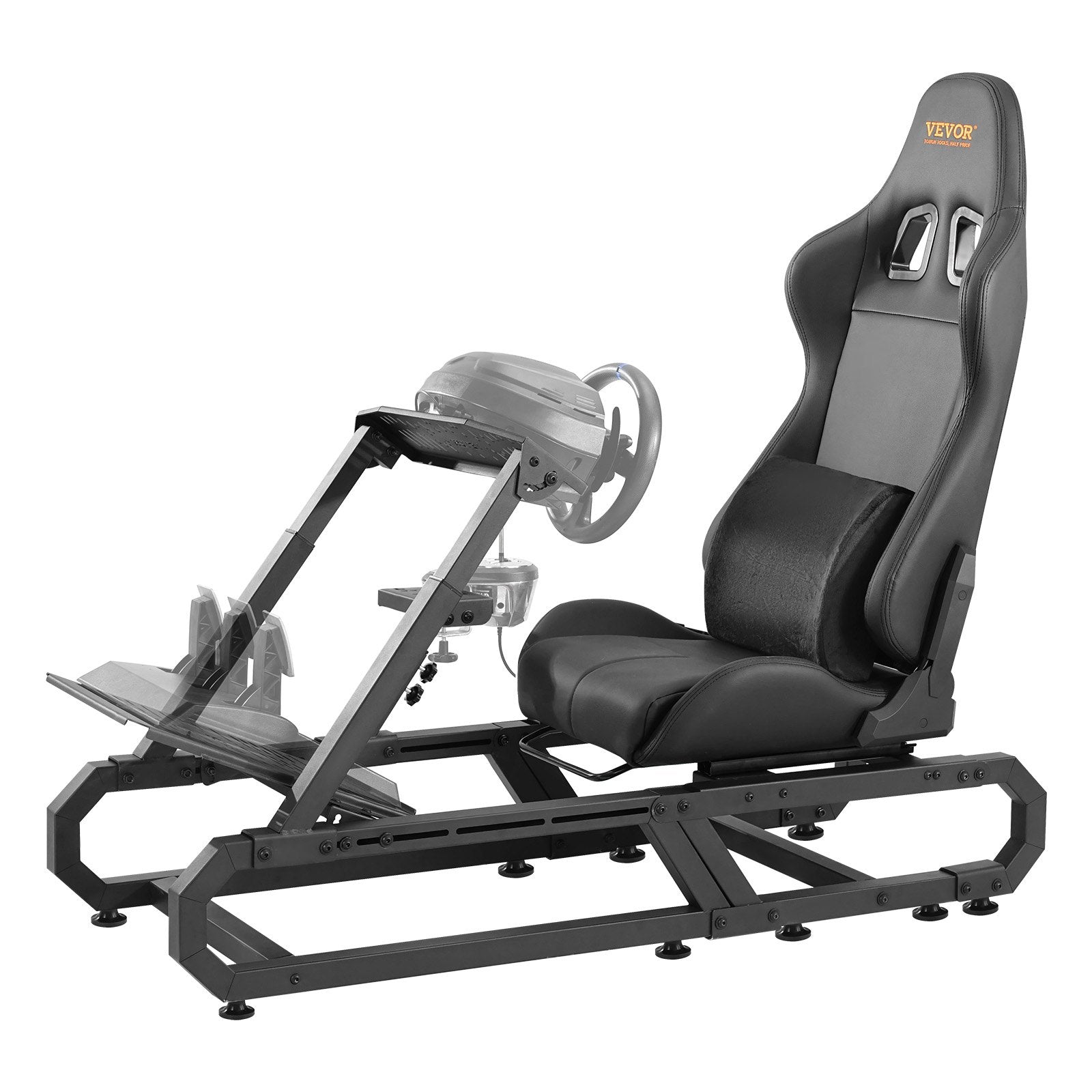 Vairavimo simuliatoriaus stovas VEVOR HC-SE05, 150 kg apkrova