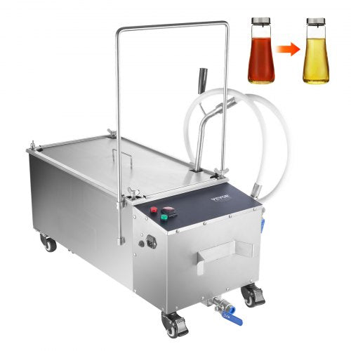 Mobilus aliejaus filtravimo įrenginys VEVOR LYC-55L-EU, 55 l talpa