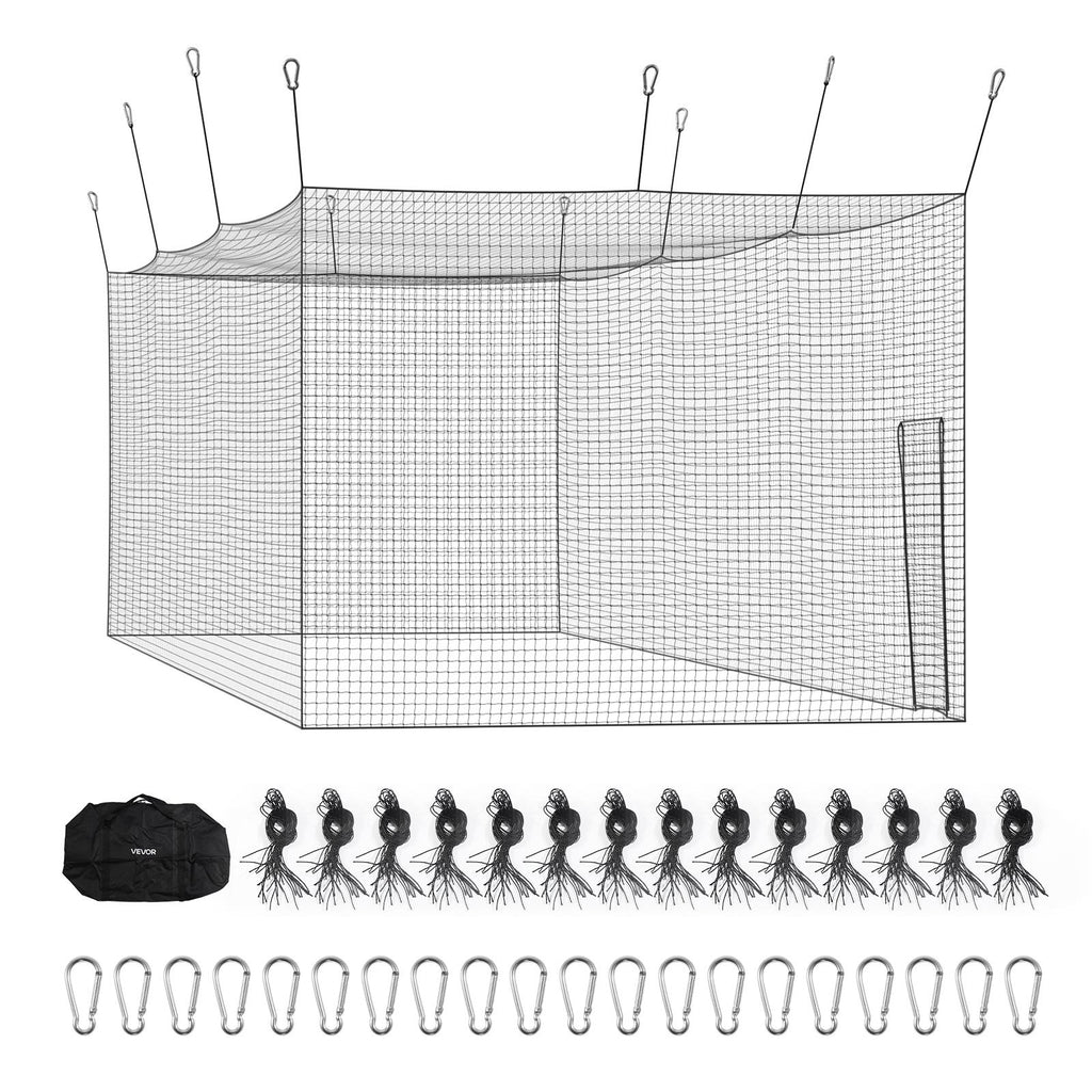 Beisbolo mušimo narvas (tinklas) VEVOR BC005, 12,7 m ilgio