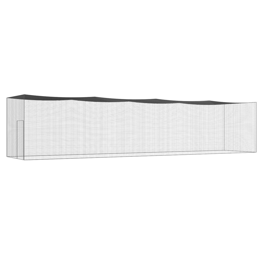 Beisbolo treniruočių tinklas VEVOR YC-DJL-55*12*12ft, 17,4 m ilgio