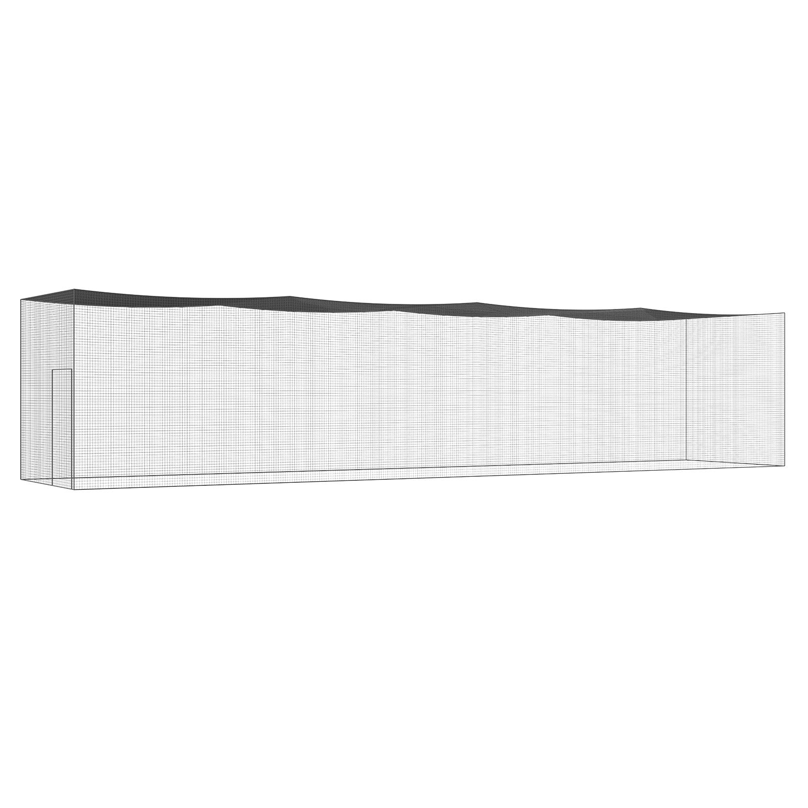 Beisbolo treniruočių tinklas VEVOR YC-DJL-55*12*12ft, 17,4 m ilgio