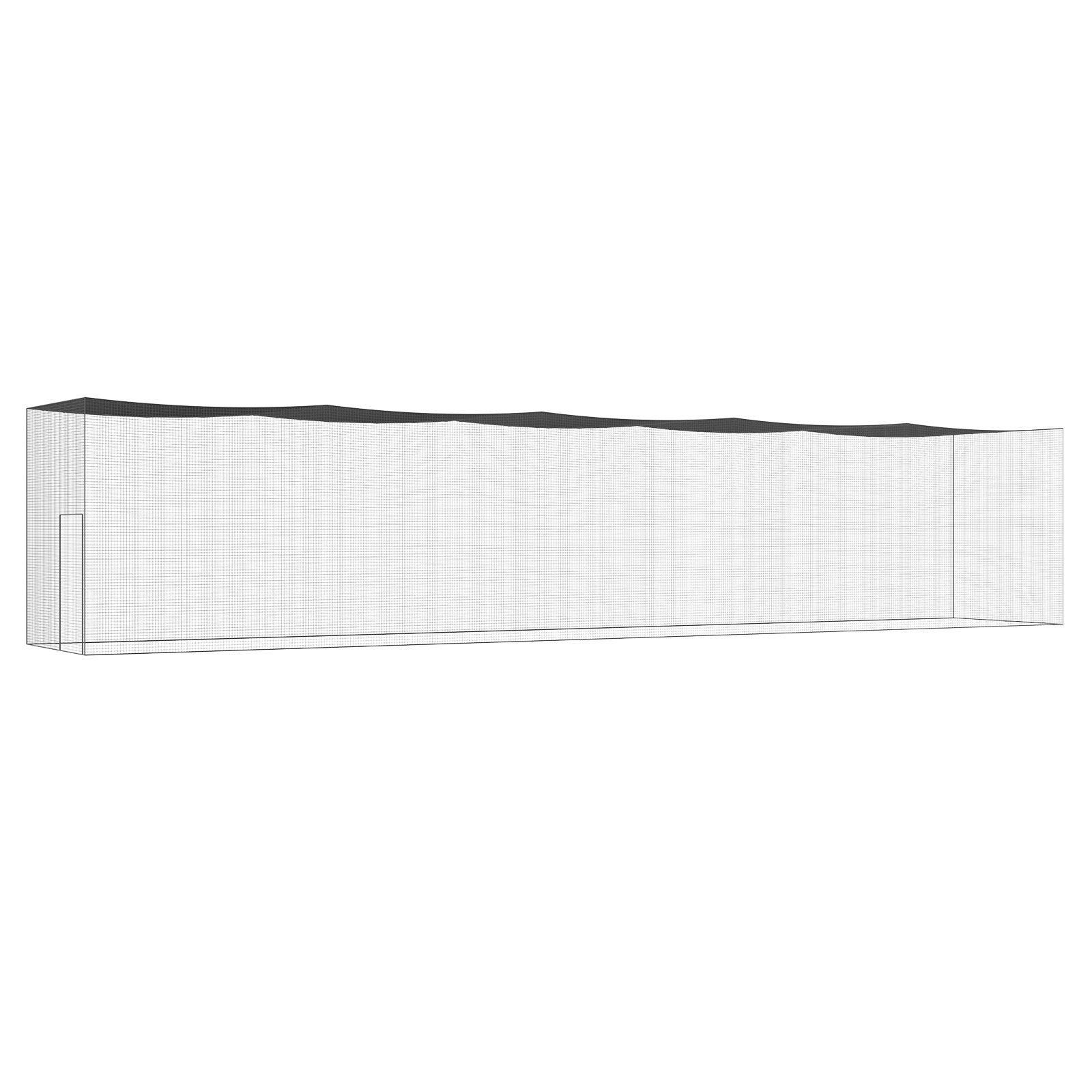 Beisbolo treniruočių tinklas VEVOR YC-DJL-70*12*14ft, 21,3 m ilgio