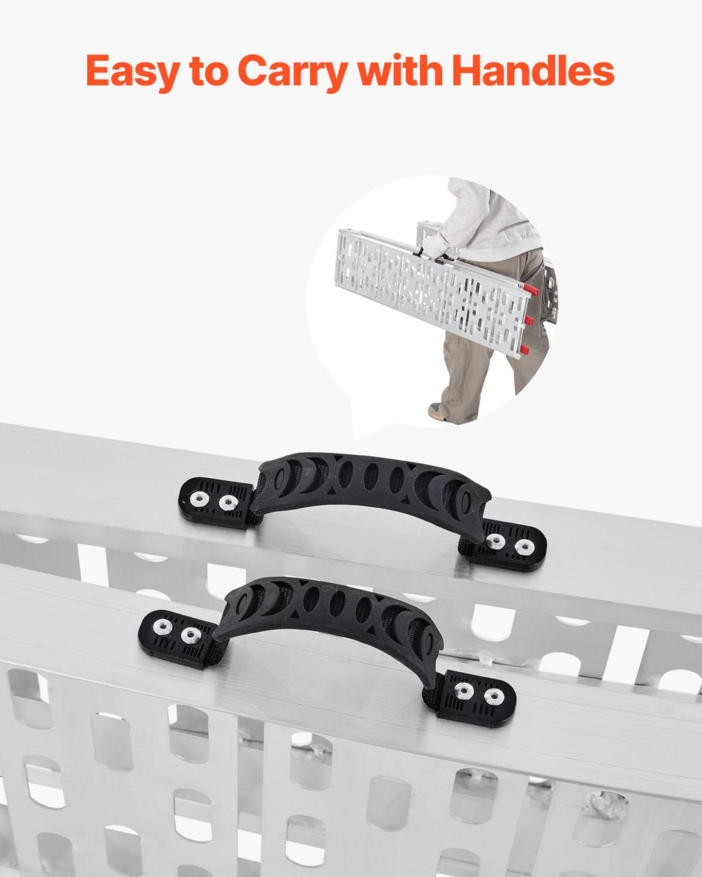 Aliuminio rampos VEVOR LR001, 680 kg keliamoji galia